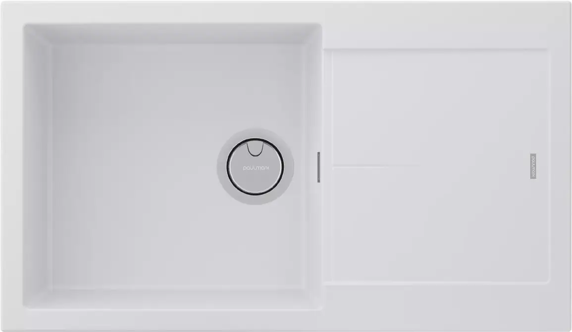 Мойка Paulmark EXTENSIO 86 PM988650-WH White фото 1 Мойка Paulmark EXTENSIO 86 PM988650-WH White фото 1