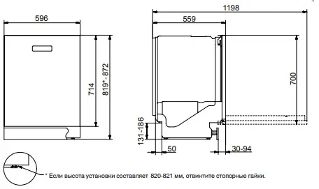 Встраиваемая профессиональная посудомоечная машина Asko DWCBI231.S/1 фото 5