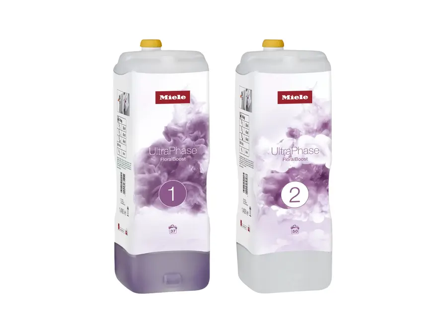 Жидкие моющие средства для стирки Miele UltraPhase FloralBoost 1+2, 3 пары в коробке фото 3