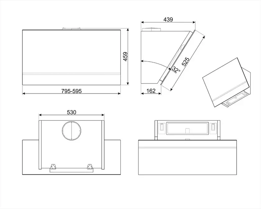 Вытяжка Smeg KV26S фото 4