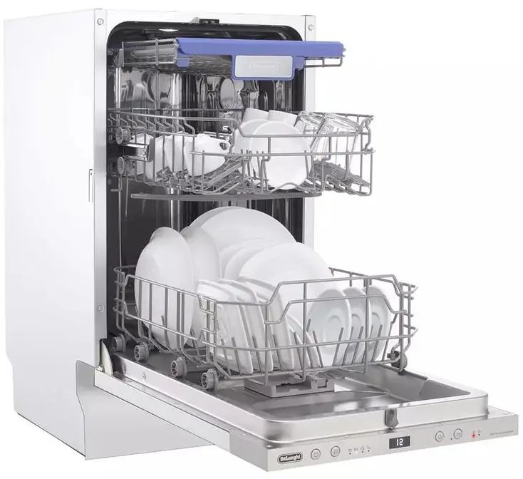 Встраиваемая посудомоечная машина DeLonghi DDW06S Granate platinum фото 3