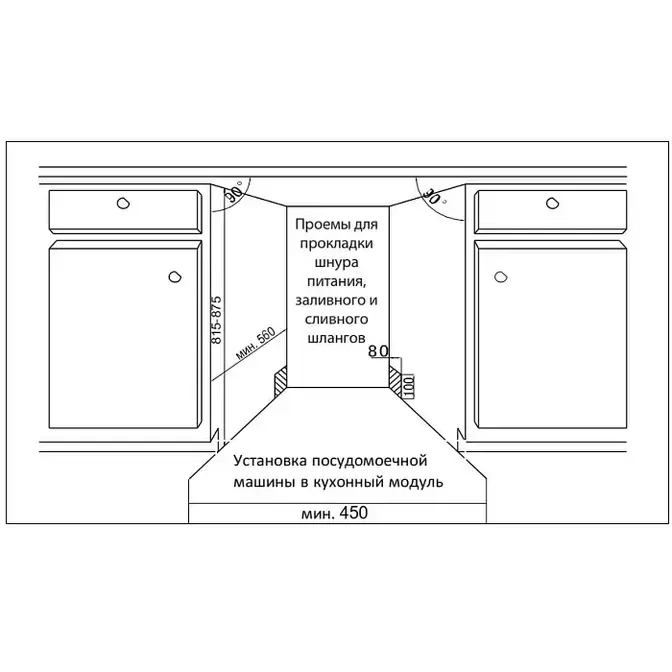 Встраиваемая посудомоечная машина Evelux BD 4095 D фото 4