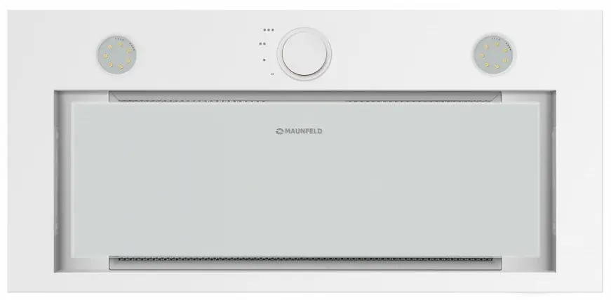 Встраиваемая вытяжка Maunfeld Crosby Rocky 60 Glass White фото 2