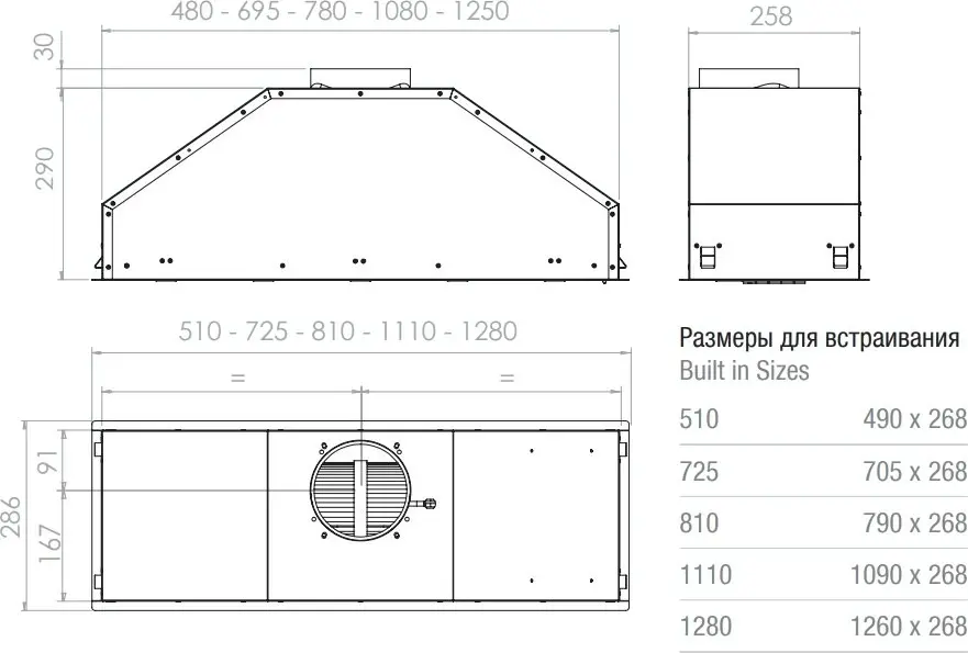Вытяжка PANDO GTI/810 NEGRO V.1050 ECO SEC PLUS фото 3