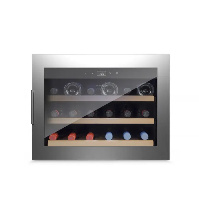 Встраиваемый винный шкаф CASO WineSafe 18 EB Inox фото 4