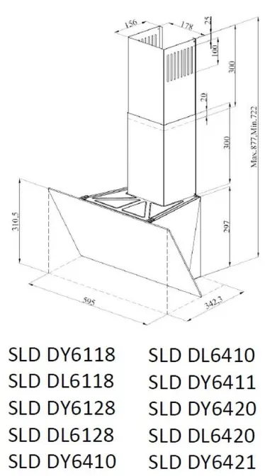 Вытяжка Schaub Lorenz SLD DL6128 фото 7