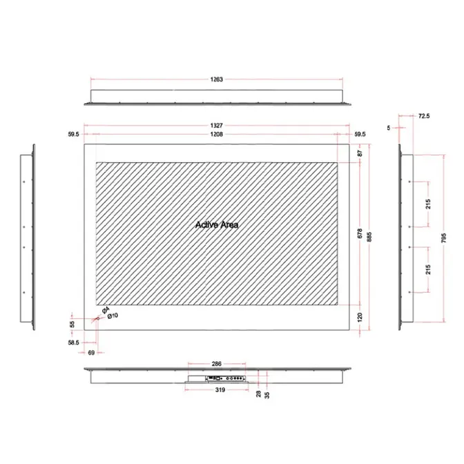 Телевизор для ванной комнаты AVEL AVS555SMFM (AVS555SM Mirror HB) фото 5