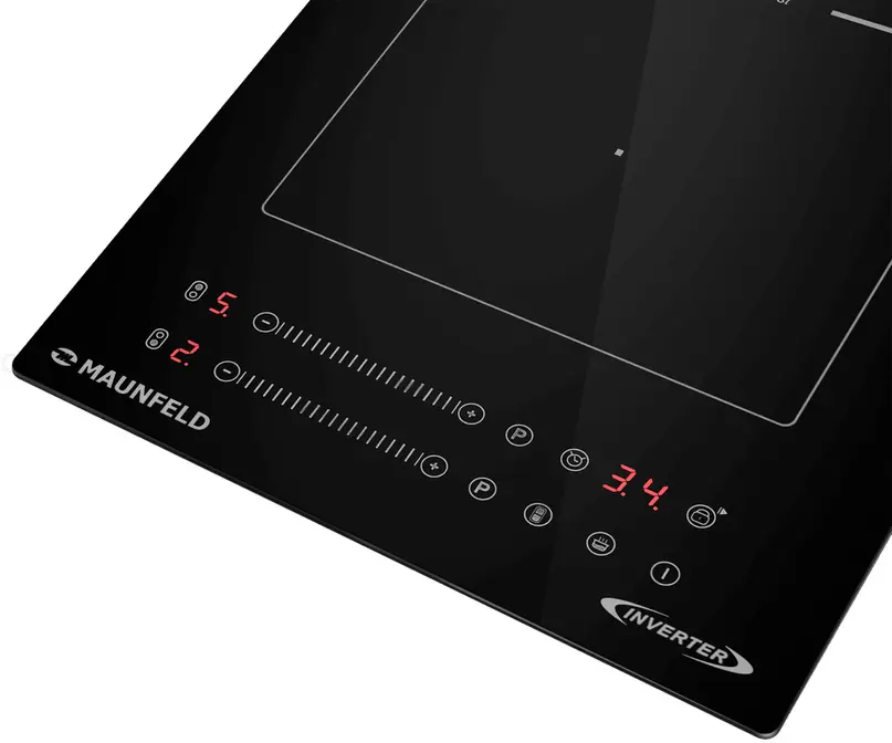 Индукционная стеклокерамич. панель MAUNFELD CVI292S2BBK Inverter фото 4