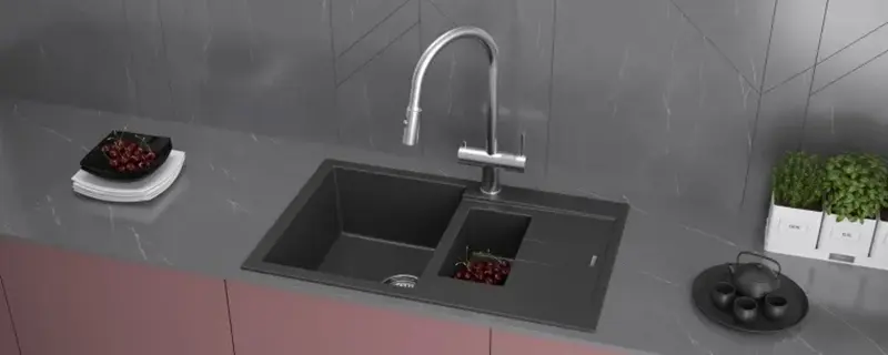 Мойка кухонная KUCHENSTERN PLAT 60-2 207WH20 Белый фото 2