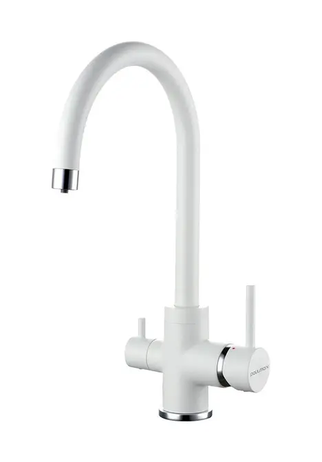 Смеситель Paulmark ESSEN Es213211-WH белый матовый Смеситель Paulmark ESSEN Es213211-WH белый матовый