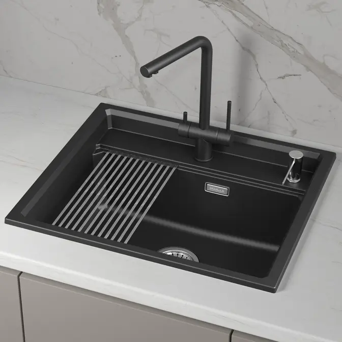 Мойка GRANULA Kitchen Space 6003i, ШВАРЦ фото 3 Мойка GRANULA Kitchen Space 6003i, ШВАРЦ фото 3