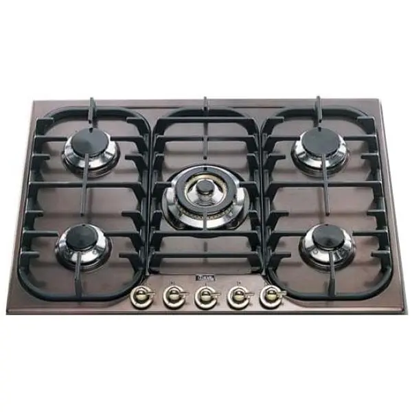 Варочная панель ILVE H 70 CNV/RM copper coloured, ручки латунь