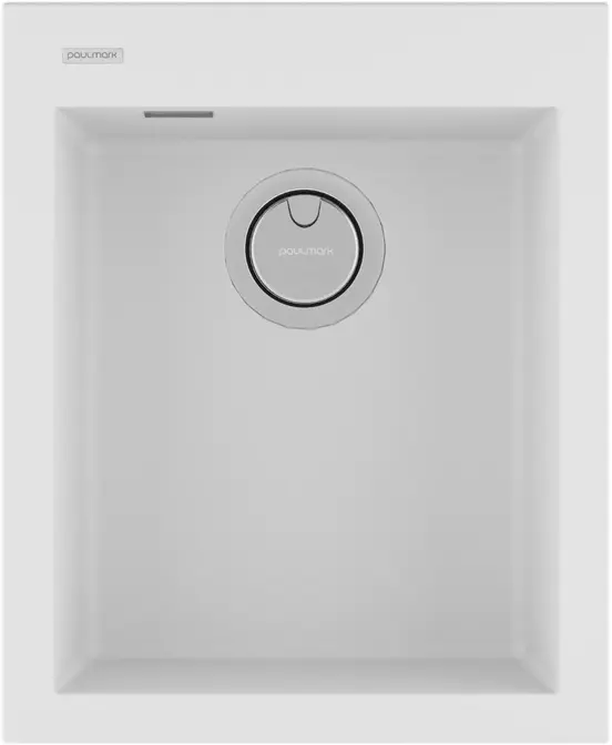 Мойка Paulmark DECORATION 41 PM934150-WH White фото 1 Мойка Paulmark DECORATION 41 PM934150-WH White фото 1