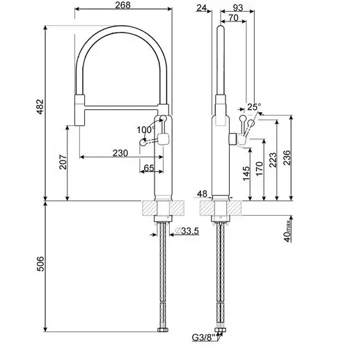 Смеситель Smeg MDF50SS фото 2