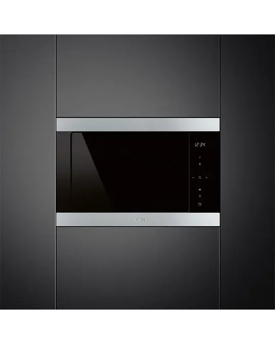 Встраиваемая микроволновая печь Smeg FMI325X фото 3