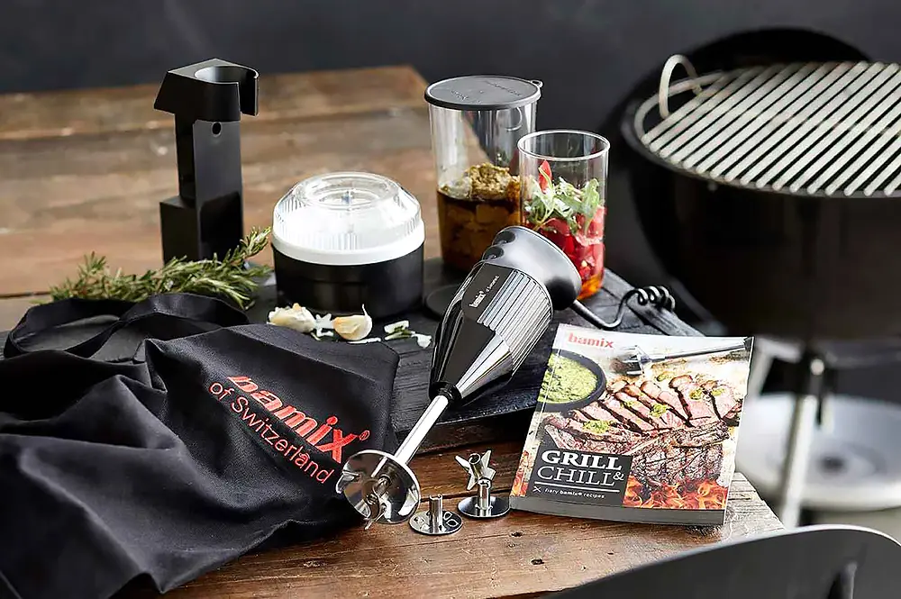 Блендер BAMIX DeLuxe M200 BBQ Black фото 5 Блендер BAMIX DeLuxe M200 BBQ Black фото 5