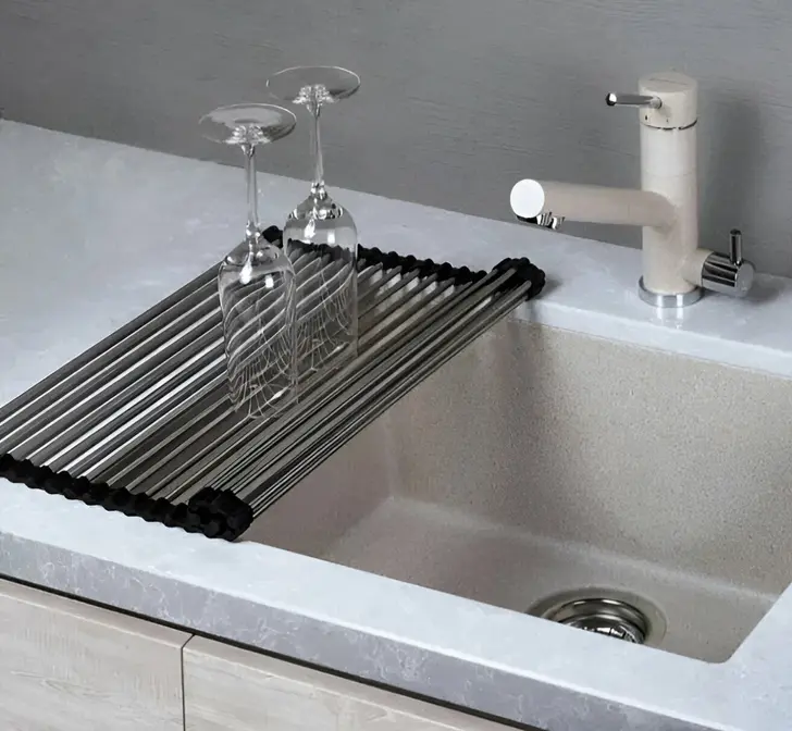 Ролл-мат для мойки черн. силикон ROLL-01-Silicone-BL(арт.4997006) фото 4 Ролл-мат для мойки черн. силикон ROLL-01-Silicone-BL(арт.4997006) фото 4
