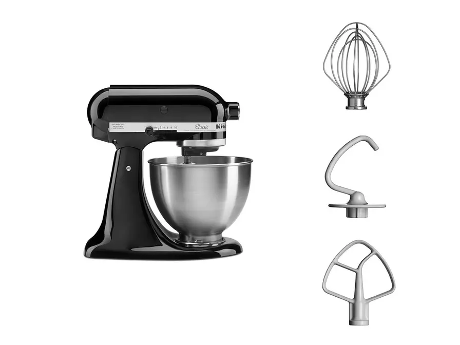 Планетарный миксер KitchenAid 5K45SSEOB фото 3
