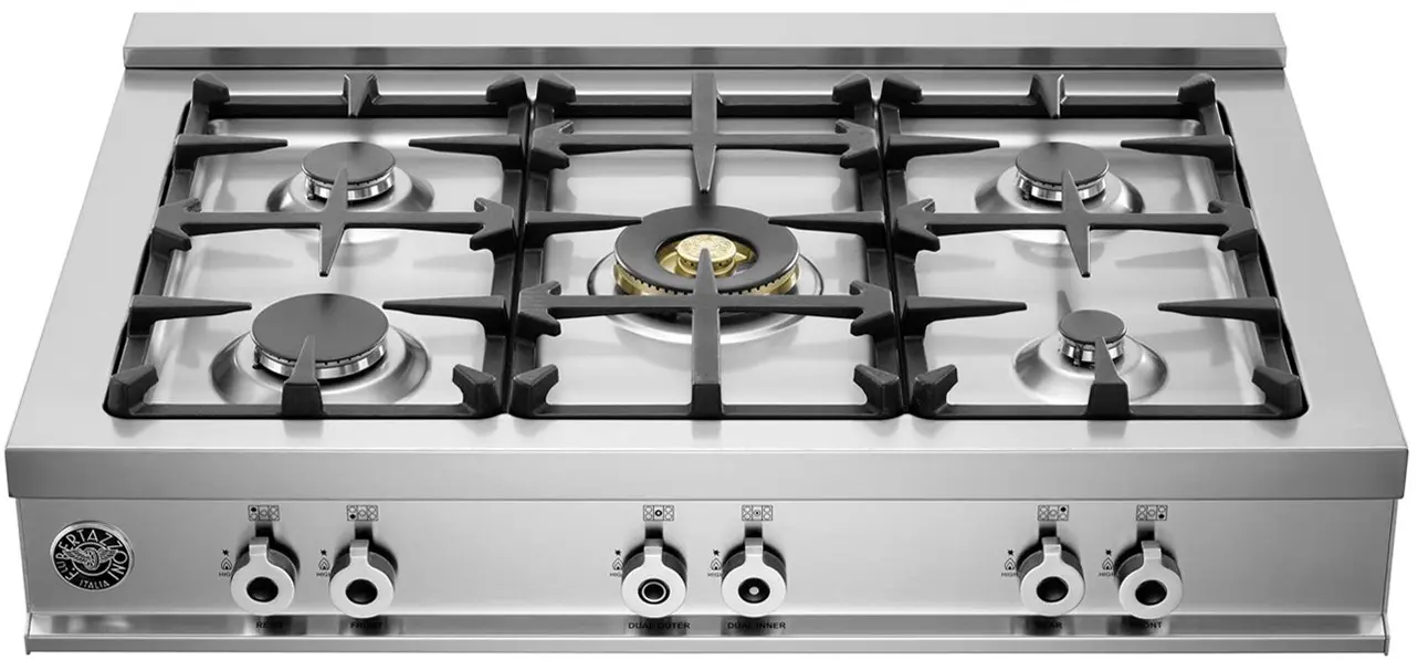 Газовая варочная панель Bertazzoni CB36500X фото 1 Газовая варочная панель Bertazzoni CB36500X фото 1