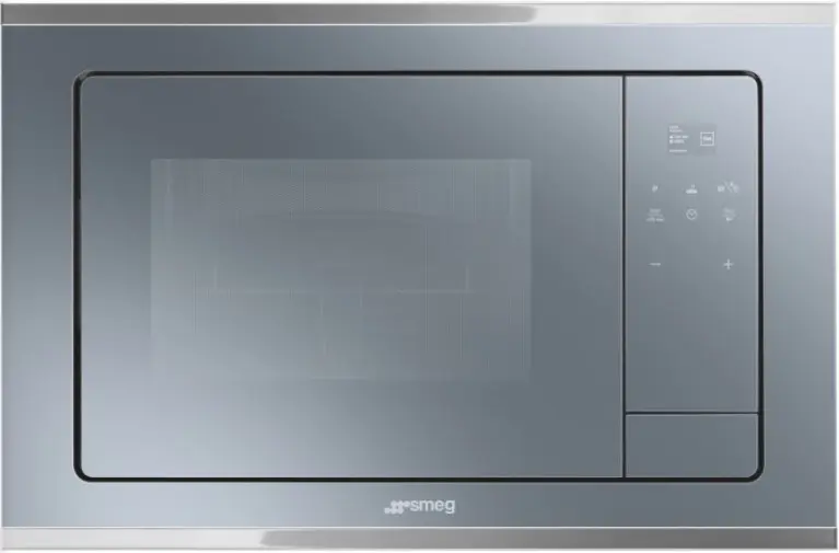 Встраиваемая микроволновая печь Smeg FMI420S фото 1