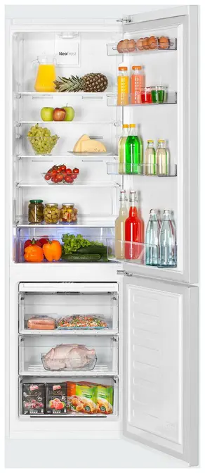 Двухкамерный холодильник Beko RCNK 356 K 00 W фото 1