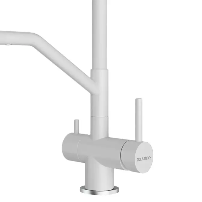 Смеситель Paulmark RUBERT Ru213175-WH белый матовый фото 3 Смеситель Paulmark RUBERT Ru213175-WH белый матовый фото 3
