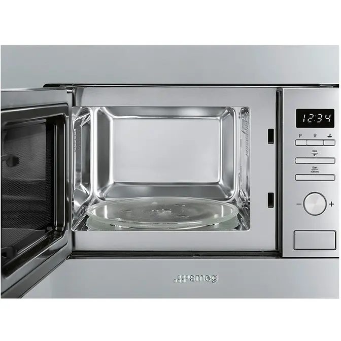 Встраиваемая микроволновая печь Smeg FMI020X фото 2