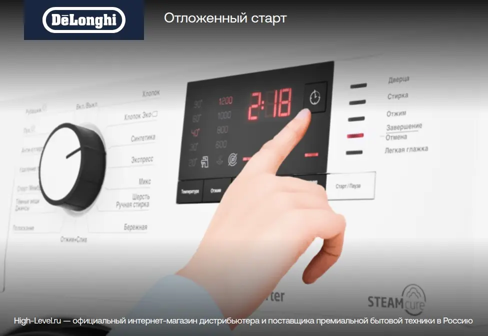 Стиральная машина DeLonghi BELVEDERO L 1045 VI фото 7