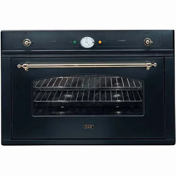 Духовой шкаф ILVE 900 NMP/M графит, ручки латунь