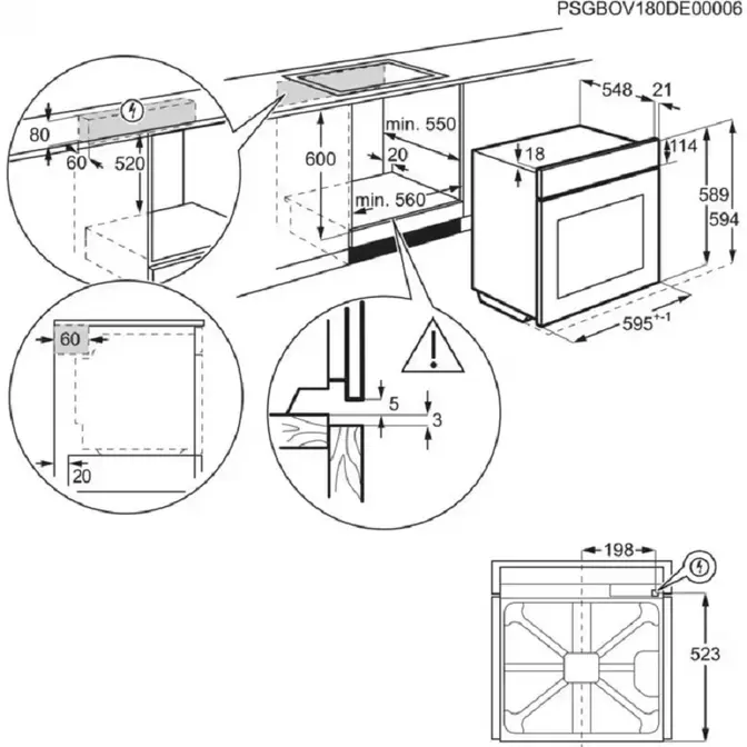 Духовой шкаф ELECTROLUX EOABS39WZ фото 4