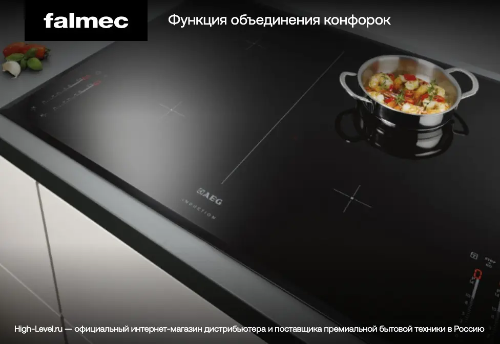 Индукционная стеклокерамич. панель+вытяжка (в столешницу) Falmec QUANTUM PRO фото 5