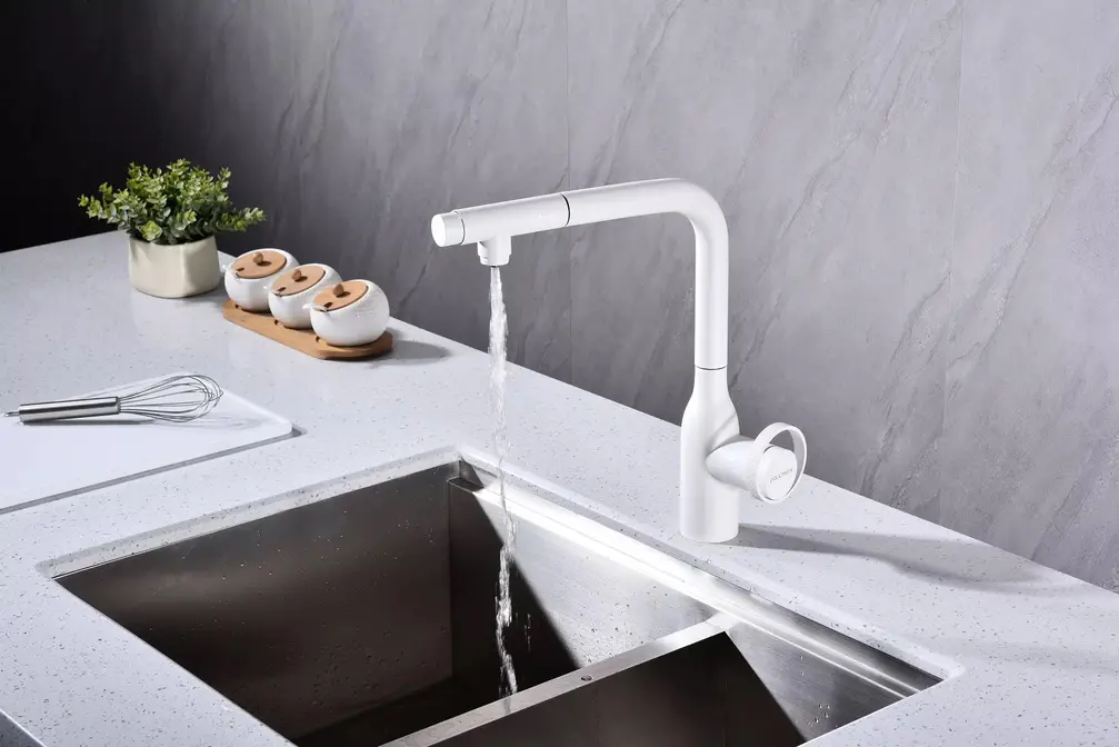 Смеситель Paulmark URBAN Ur213104-WH белый матовый фото 7 Смеситель Paulmark URBAN Ur213104-WH белый матовый фото 7