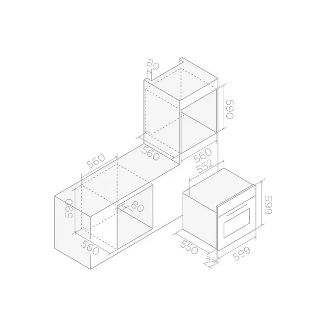 Духовой шкаф Elica VIRTUS MULTI 60 TFT BL фото 5
