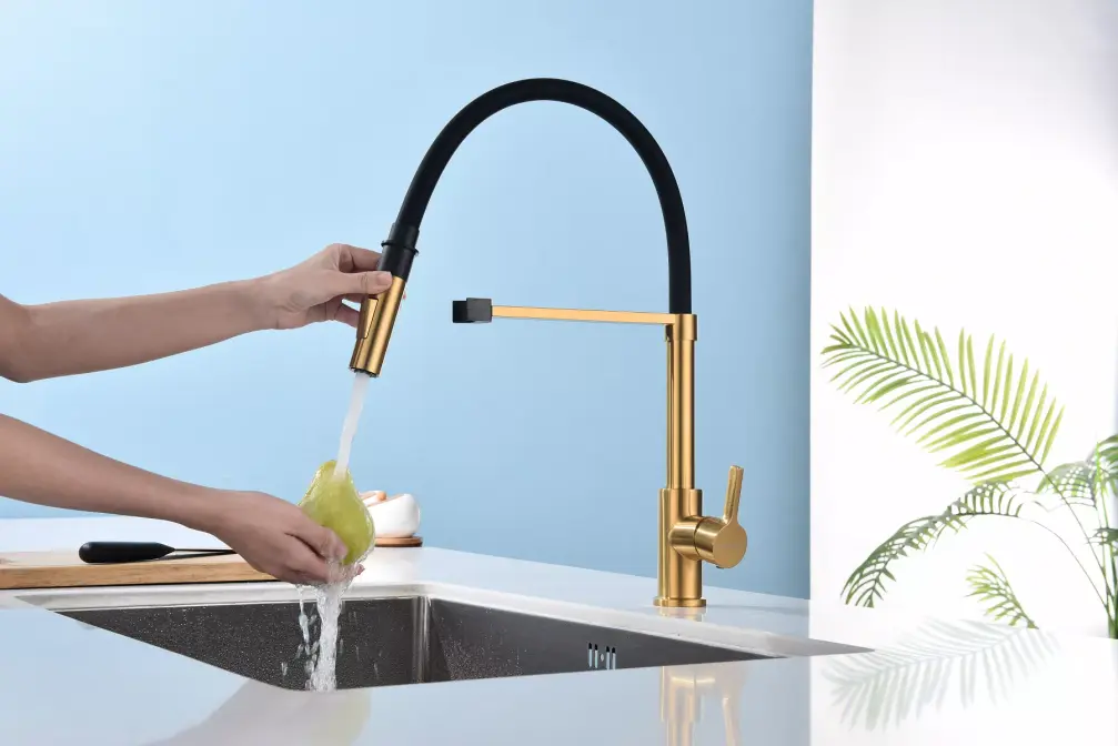 Смеситель Paulmark HALT Ha214021-BG брашированное золото фото 5 Смеситель Paulmark HALT Ha214021-BG брашированное золото фото 5