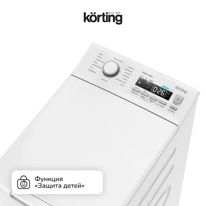 Стиральная машина Korting KWMT 1385 I фото 4