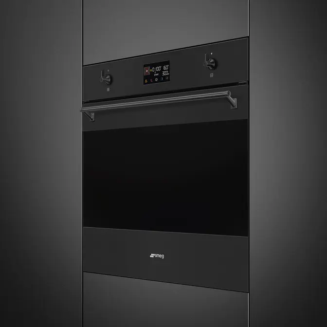 Духовой шкаф с функцией СВЧ SMEG SO6302M2N фото 2