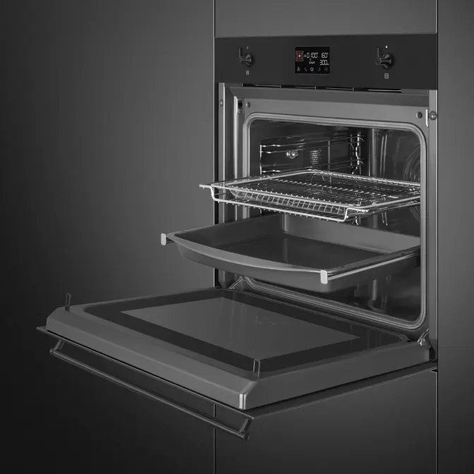 Духовой шкаф с функцией СВЧ SMEG SO6302M2N фото 6
