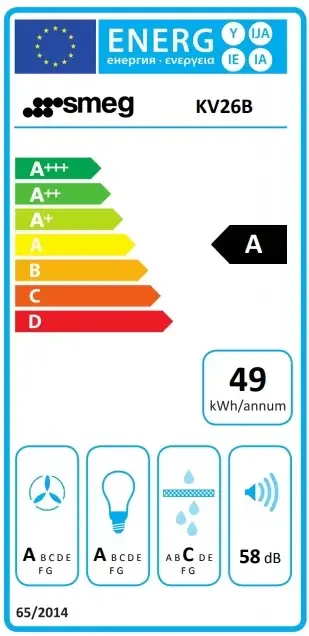 Вытяжка Smeg KV26B фото 8