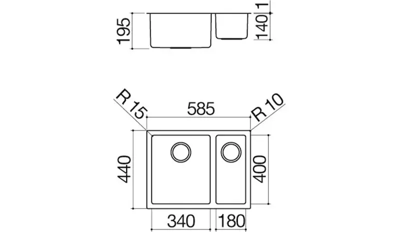Мойка кухонная Barazza 1X642I фото 2