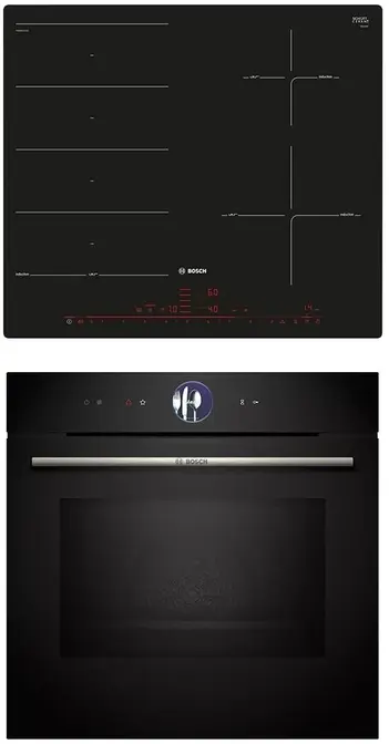 Bosch (духовой шкаф HSG7361B1 + варочная панель PXE601DC1E)