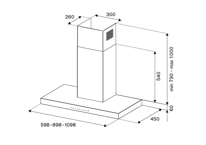 Вытяжка Bertazzoni KT90P1NEV фото 3