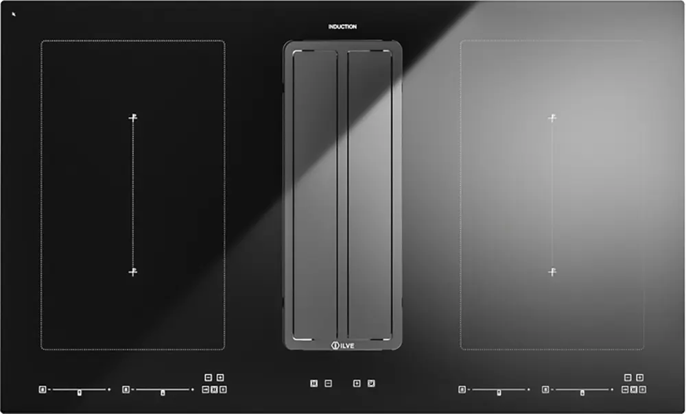Индукционная варочная панель с вытяжкой ILVE HVI90AGTC