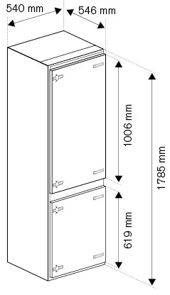 Встраиваемый холодильник Bertazzoni REF60BIS фото 4 Встраиваемый холодильник Bertazzoni REF60BIS фото 4