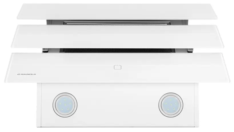 Вытяжка Maunfeld CASCADA 50 Glass White фото 2