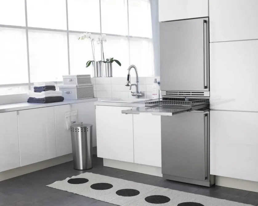 Выдвижная полка с корзиной для белья Asko HDB115T фото 1