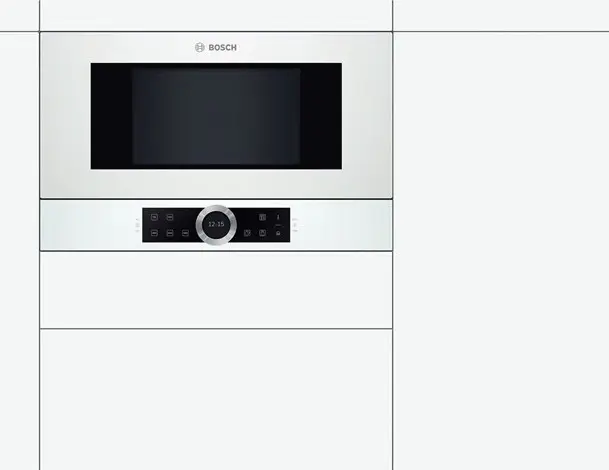 Встраиваемая микроволновая печь Bosch BFL 634GW1 фото 2