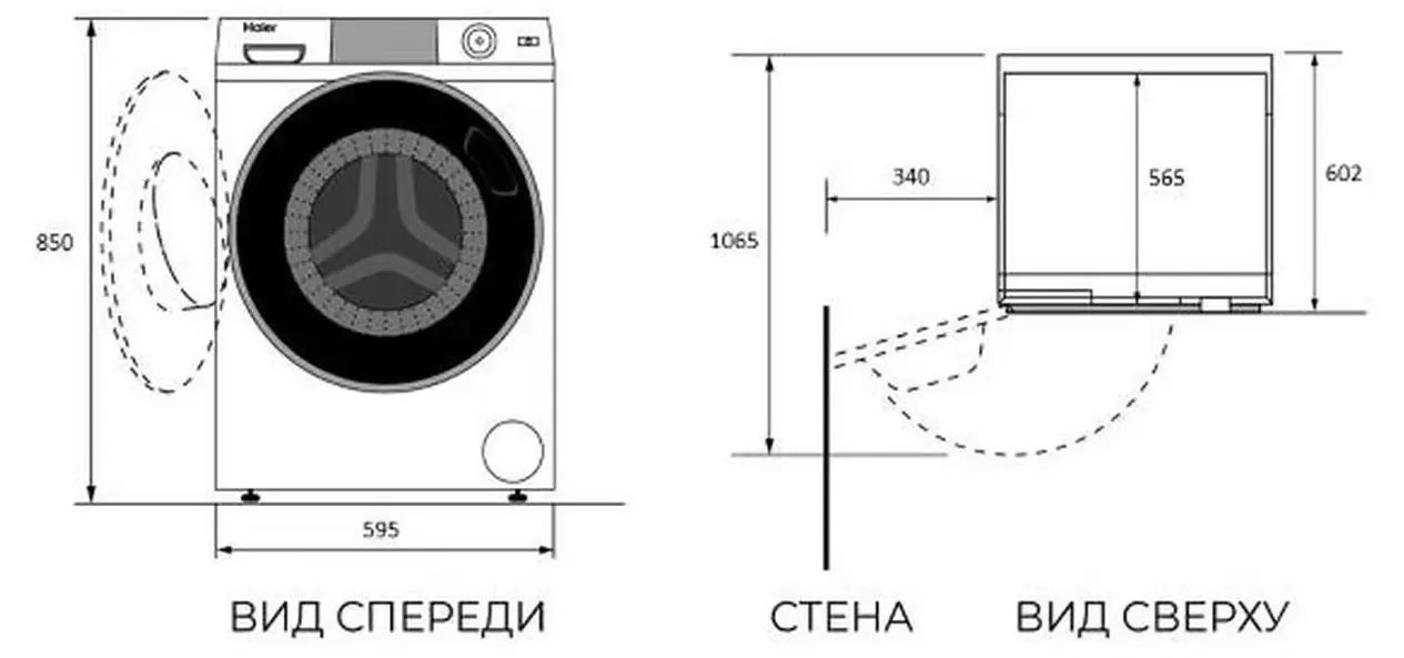 Стиральная машина Haier HW100-BP12406 фото 5