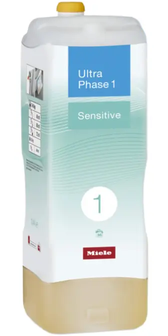 Жидкие моющие средства для стирки Miele UltraPhase Sensitive 1+2, коробка 6 бутылок фото 2