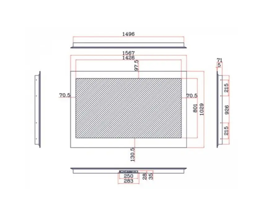Телевизор для ванной комнаты AVEL AVS655SMFM (AVS655SM Mirror) фото 3