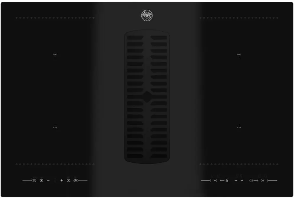 Варочная панель со встроенной вытяжкой Bertazzoni P784ICHNE фото 1